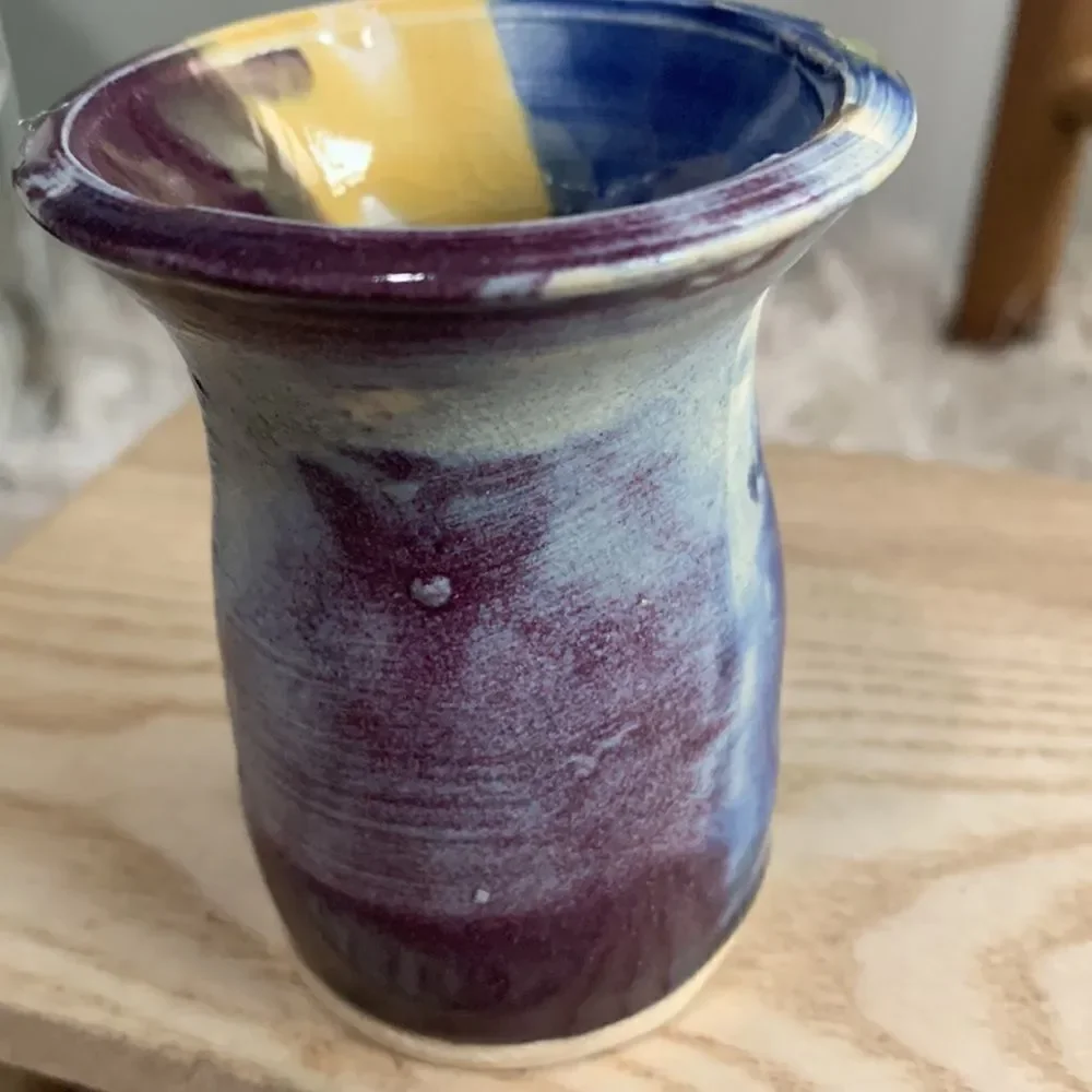 Handmade Small Studio Art Pottery Vase